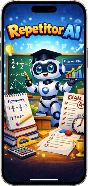 RepetitorAI — AI repetitor platforma, 1-11 sinf, 11 ta fan bo'yicha Telegram bot